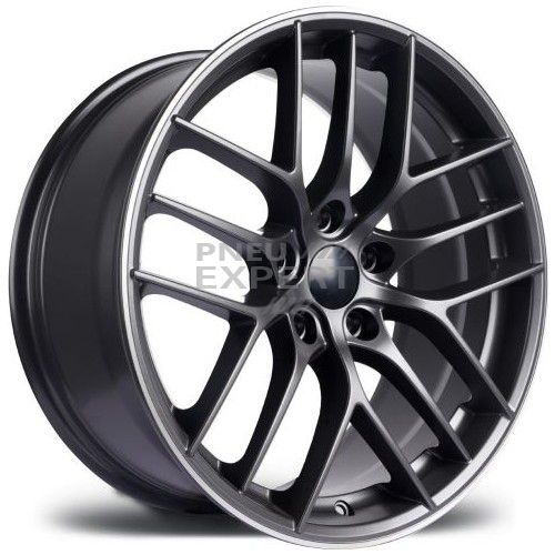 EMR 19x9.5 5x120 ET37 Matt Grey Lip Diamond (rear) (EMR-19121-24) in Chisinau, Moldova in centru de anvelope online Pneuexpert.md